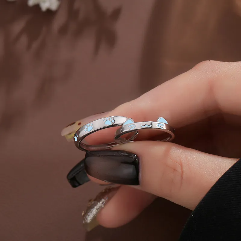 MISS TOOYA S999 Fine Silver Rings Unisex-4