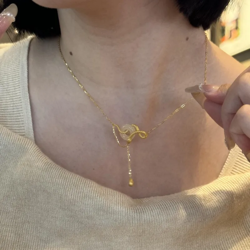 MISS TOOYA Chalcedony Necklaces Unisex-3