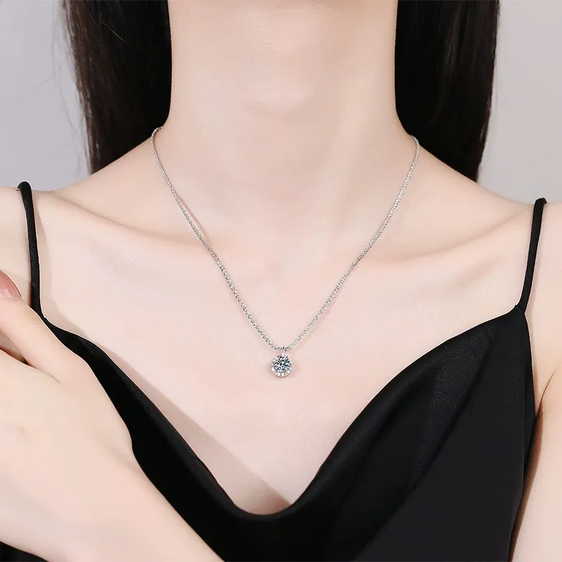 MISS TOOYA S925 Silver Necklaces Women's-3