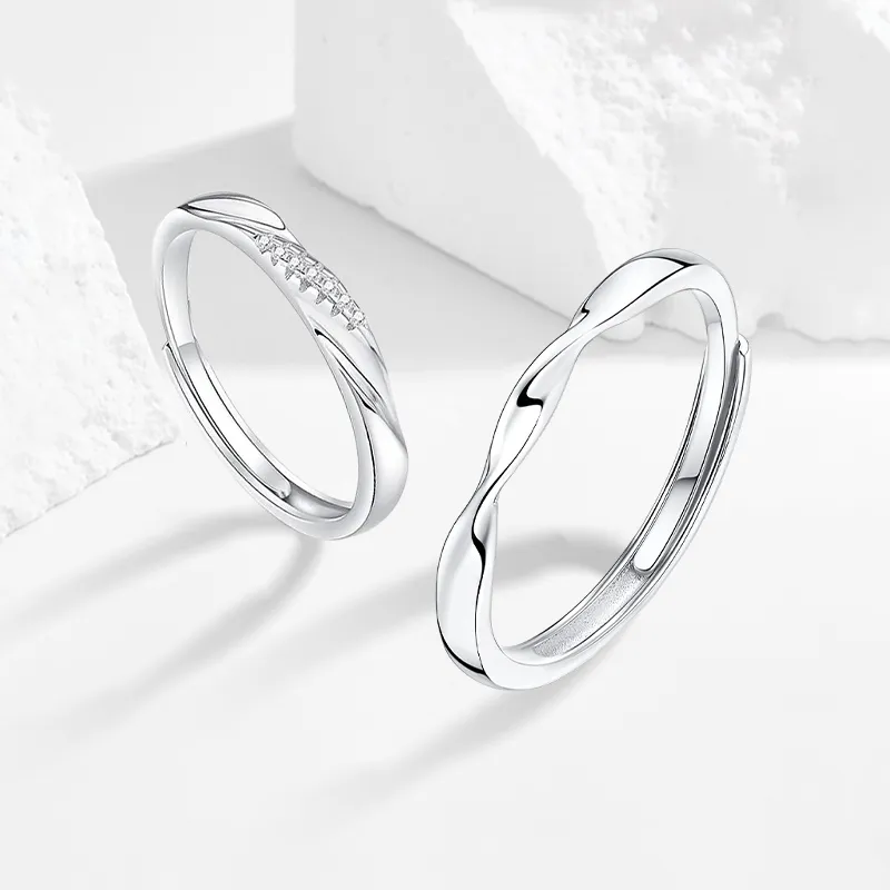 MISS TOOYA S999 Fine Silver Rings Unisex-3