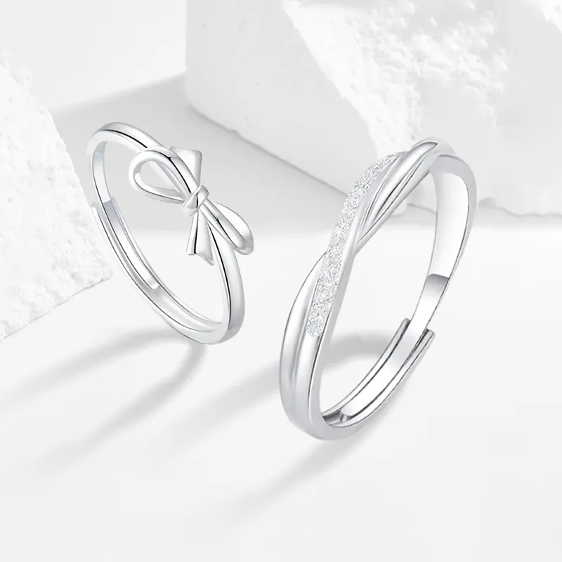 MISS TOOYA S999 Fine Silver Rings Unisex-4