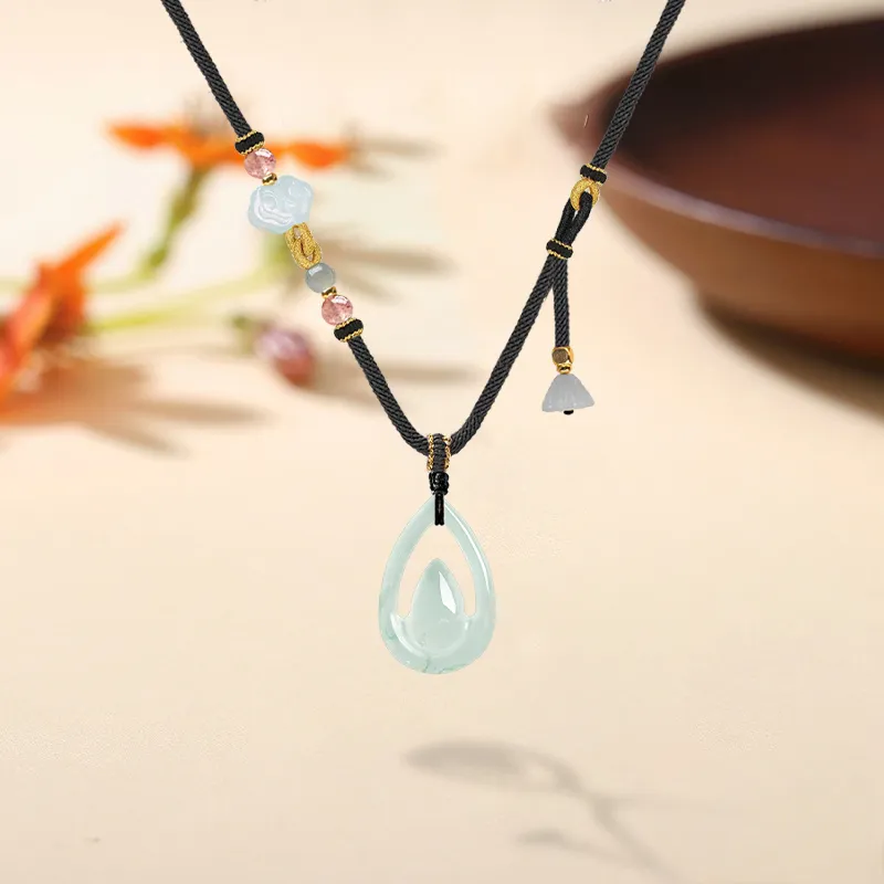 MISS TOOYA African Emerald Necklaces Women's-3