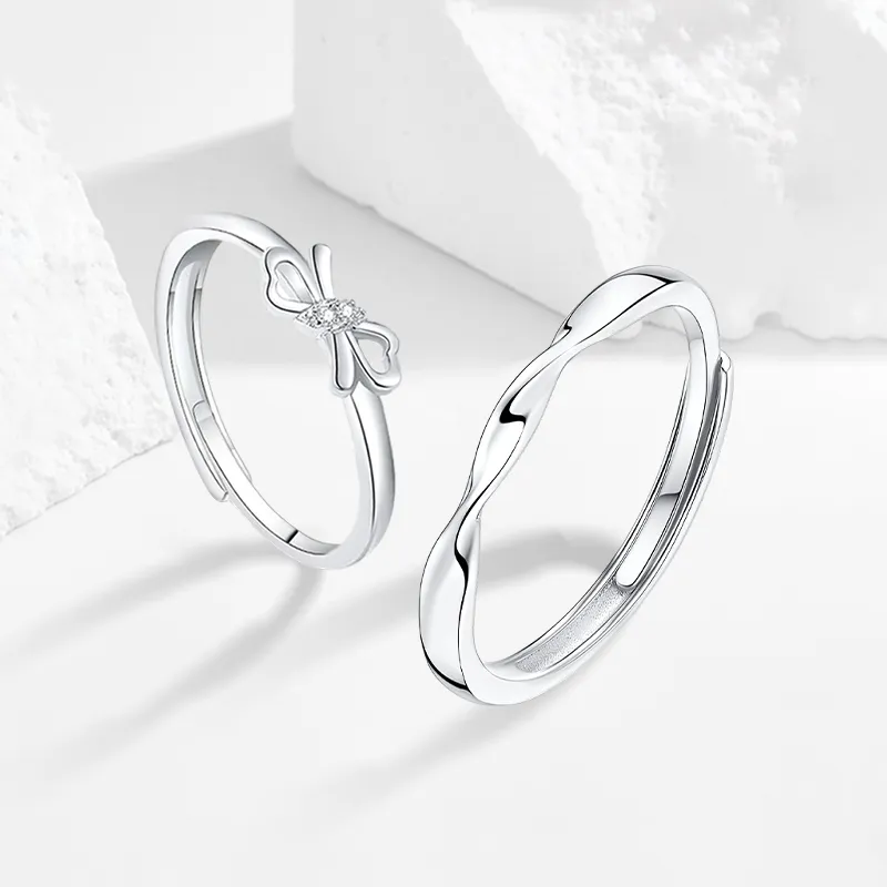MISS TOOYA S999 Fine Silver Rings Unisex-3