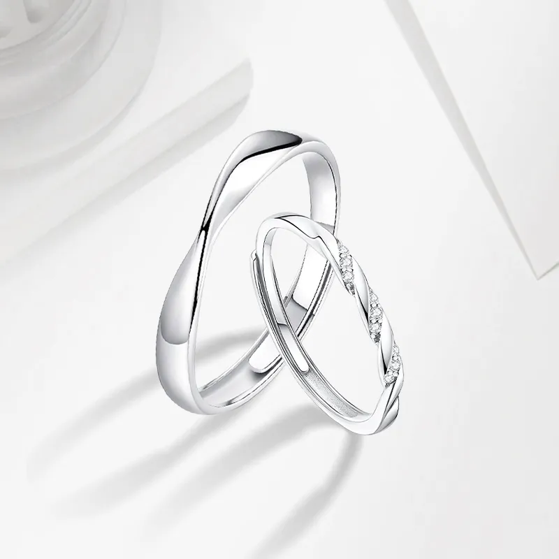 MISS TOOYA S999 Fine Silver Rings Unisex-4
