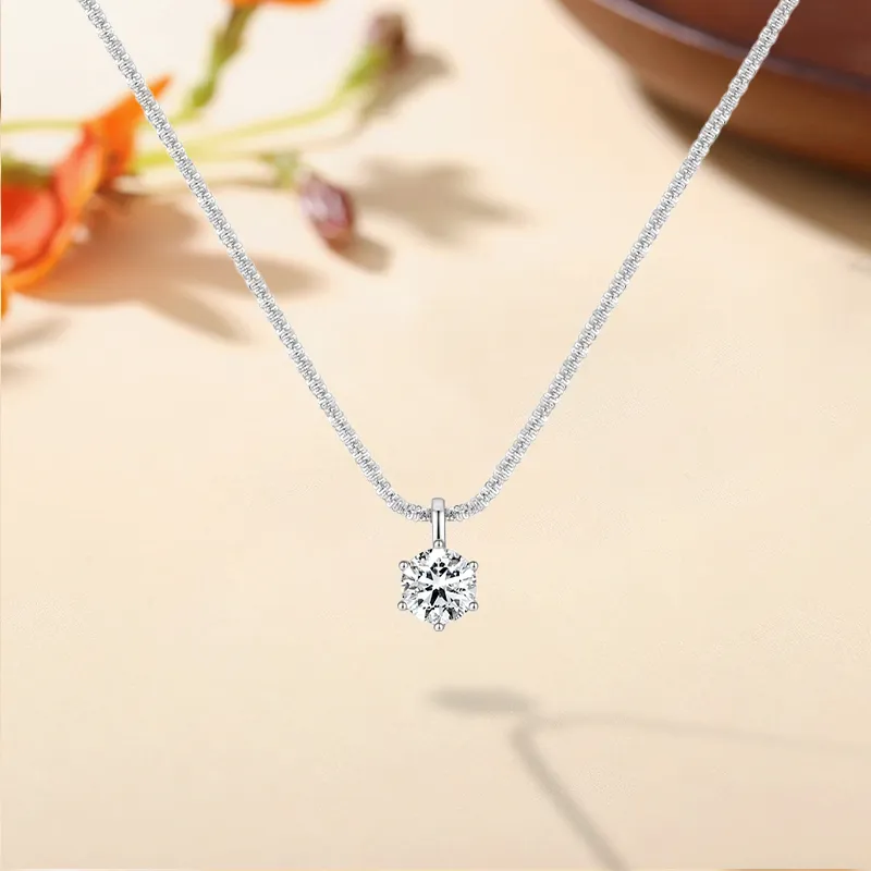 MISS TOOYA S925 Silver Necklaces Women's-3
