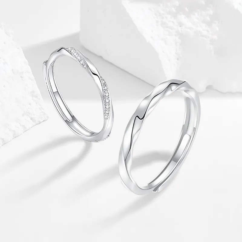 MISS TOOYA S999 Fine Silver Rings Unisex-4