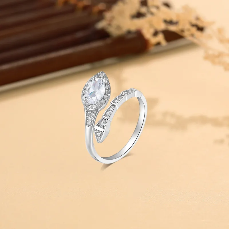 MISS TOOYA S925 Silver Rings Women's-4