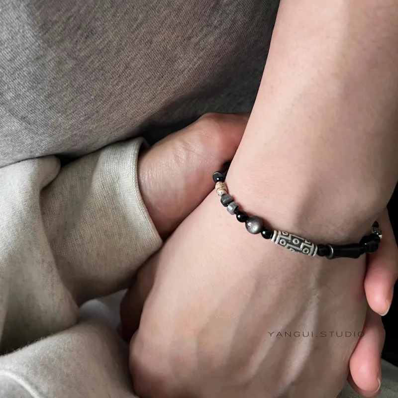 MISS TOOYA Obsidian Bracelets Unisex-2