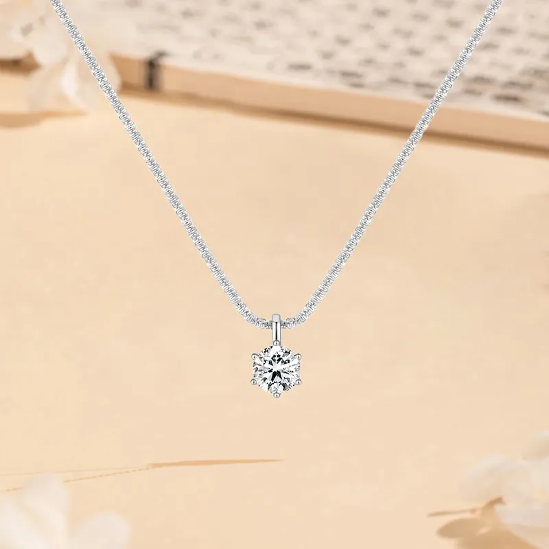 MISS TOOYA S925 Silver Necklaces Women's-4