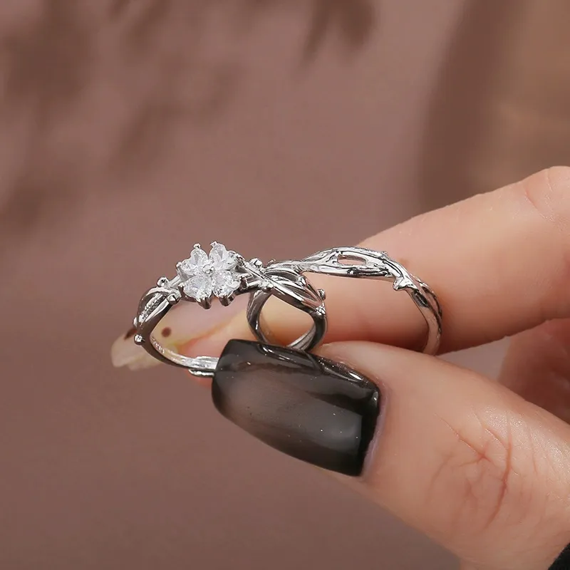 MISS TOOYA S999 Fine Silver Rings Unisex-3