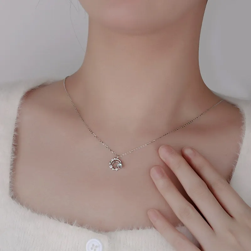 MISS TOOYA S925 Silver Necklaces Women's-2