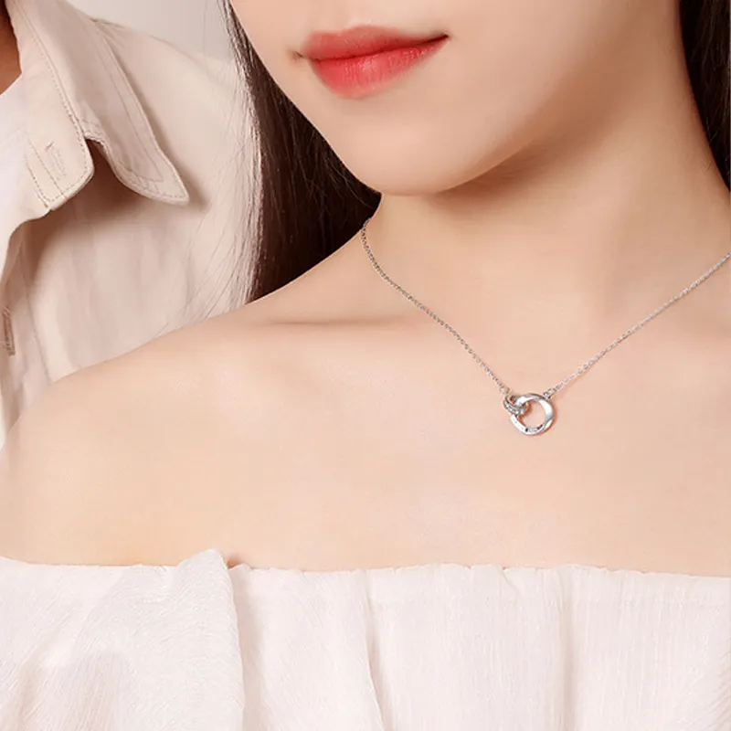 MISS TOOYA S925 Silver Necklaces Women's-3