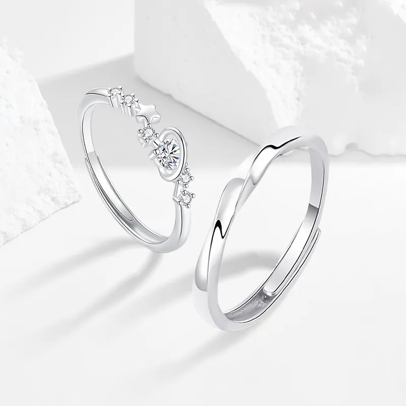 MISS TOOYA S999 Fine Silver Rings Unisex-4