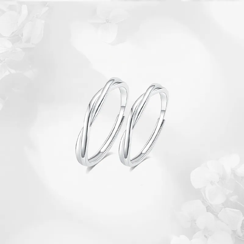 MISS TOOYA S999 Fine Silver Rings Unisex-5