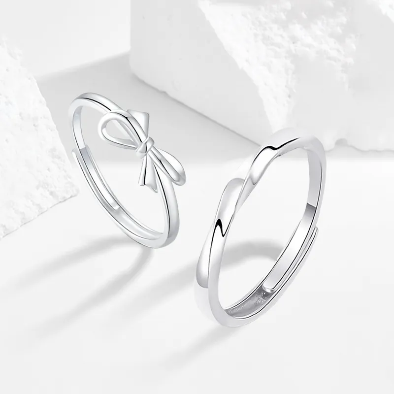 MISS TOOYA S999 Fine Silver Rings Unisex-4