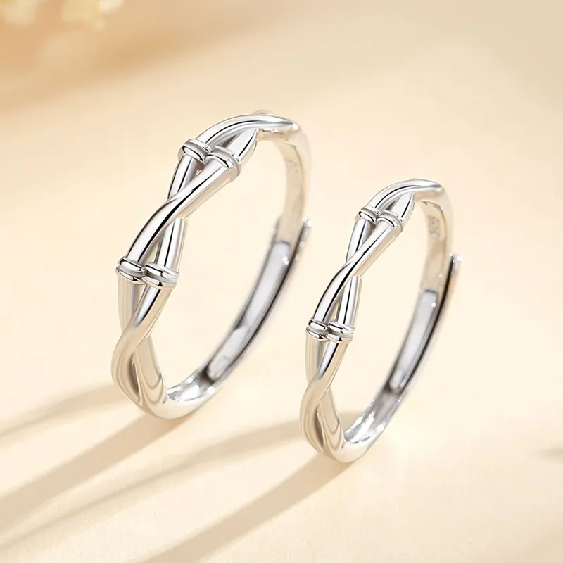 MISS TOOYA S925 Silver Rings Unisex-4