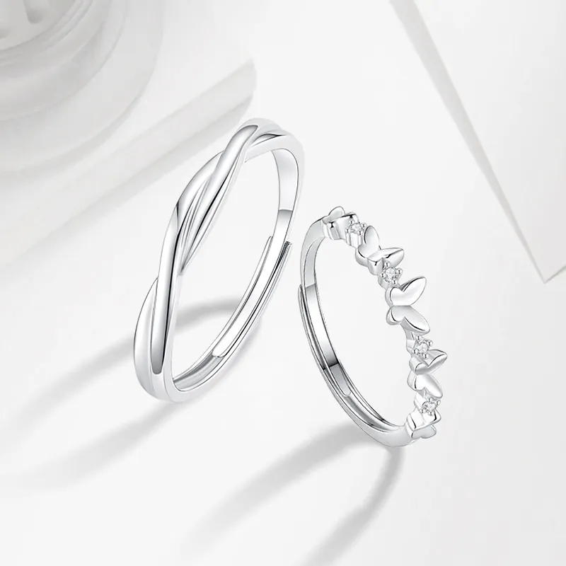 MISS TOOYA S999 Fine Silver Rings Unisex-22