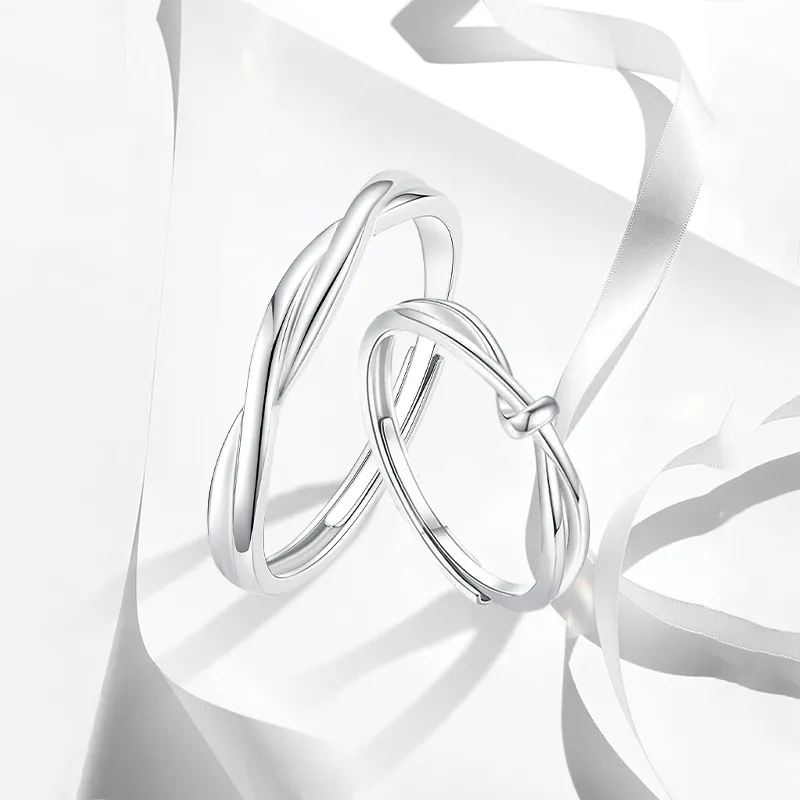 MISS TOOYA S999 Fine Silver Rings Unisex-2