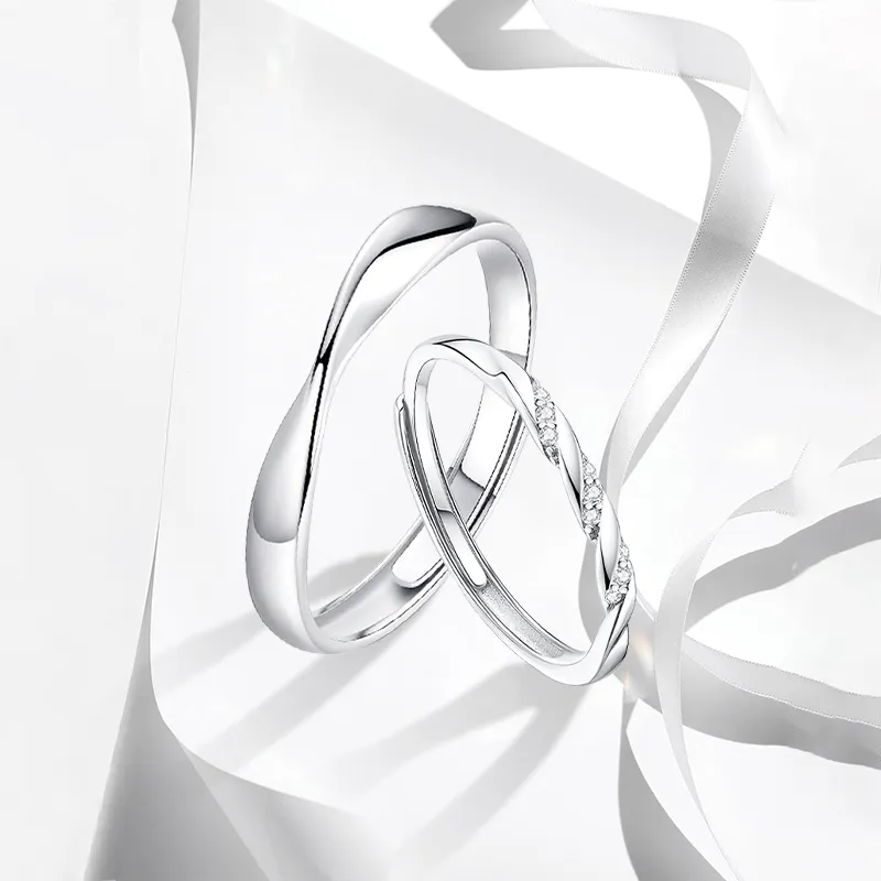 MISS TOOYA S999 Fine Silver Rings Unisex-3