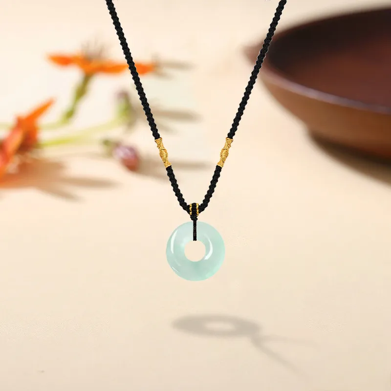 MISS TOOYA African Emerald Necklaces Unisex-3