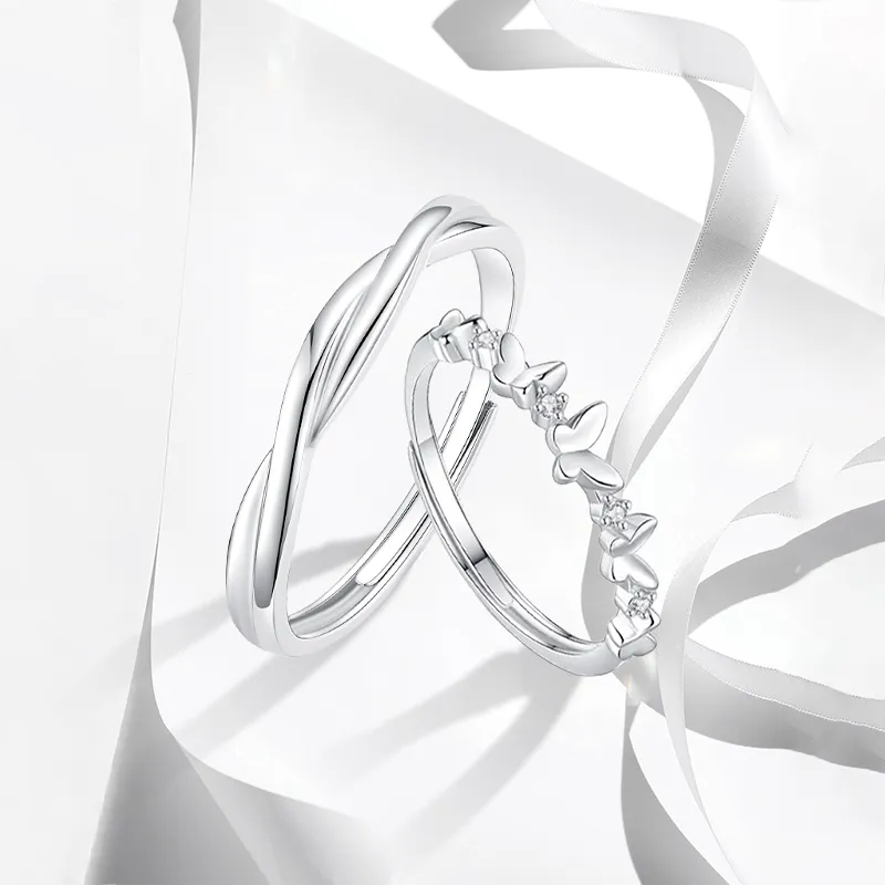MISS TOOYA S999 Fine Silver Rings Unisex-3