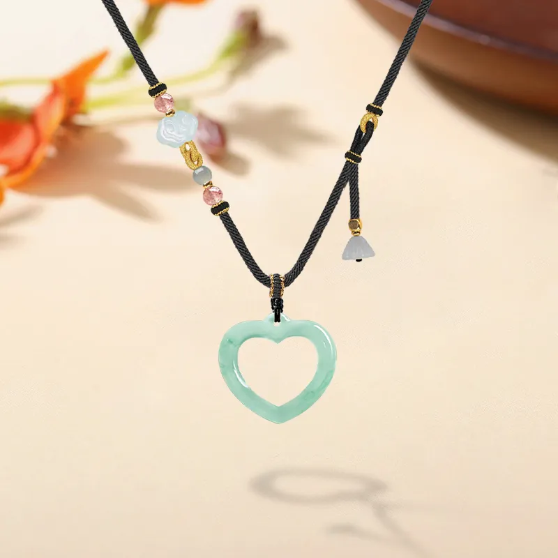 MISS TOOYA African Emerald Necklaces Women's-2