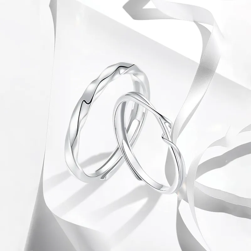 MISS TOOYA 999 Fine Silver Rings Unisex-3