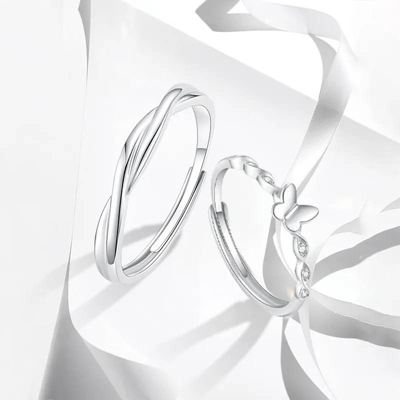 MISS TOOYA S999 Fine Silver Rings Unisex-17