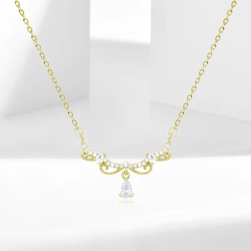 MISS TOOYA S925 Silver Necklaces Women's-4