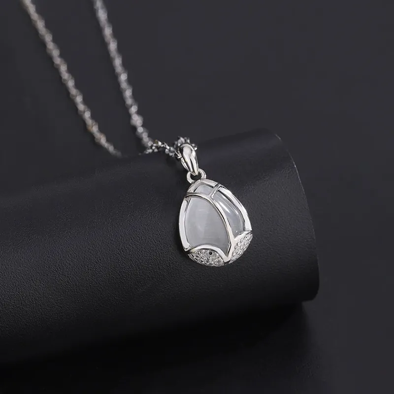 MISS TOOYA Glass Cat Eye Necklaces Women's-4
