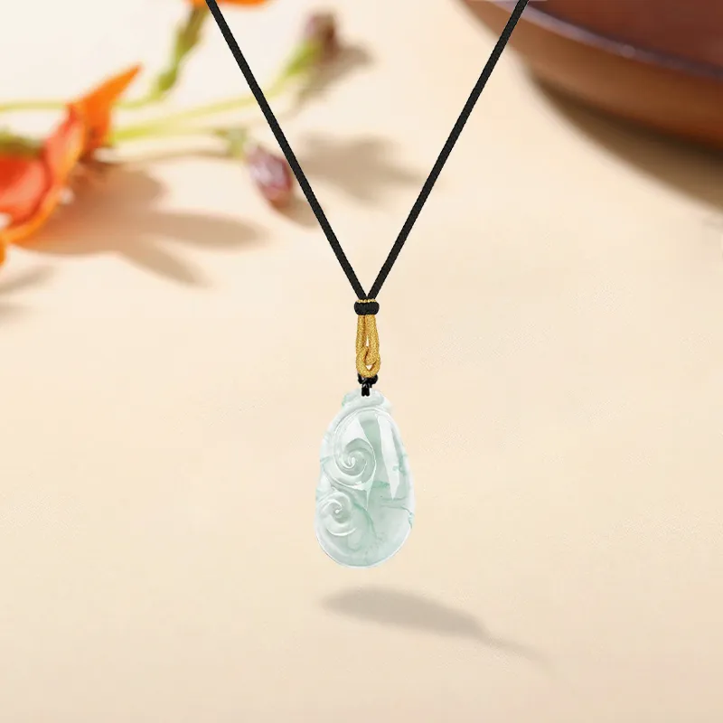 MISS TOOYA African Emerald Necklaces Unisex-3