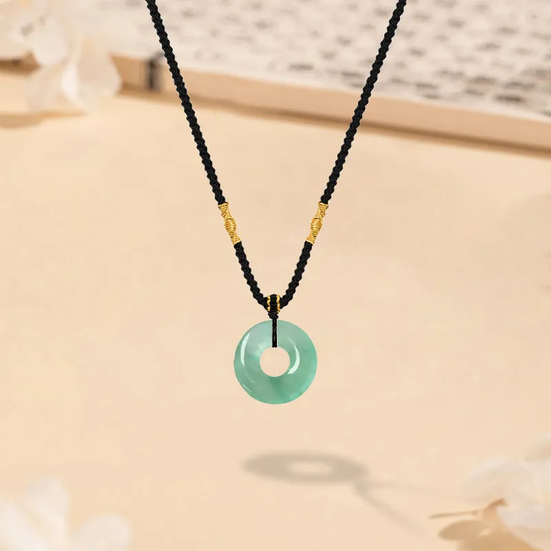 MISS TOOYA African Emerald Necklaces Unisex-4