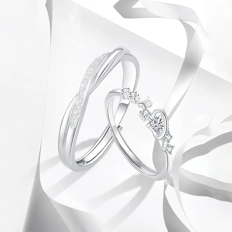 MISS TOOYA S999 Fine Silver Rings Unisex-3