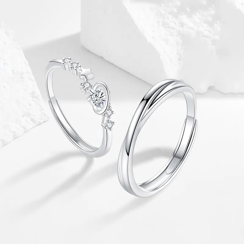 MISS TOOYA S999 Fine Silver Rings Unisex-4