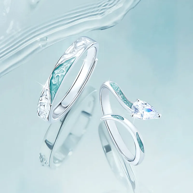 MISS TOOYA S999 Fine Silver Rings Unisex-4