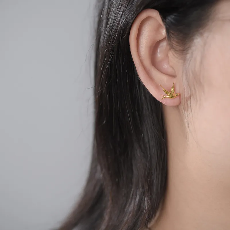 MISS TOOYA S925 Silver Earrings Women's-4