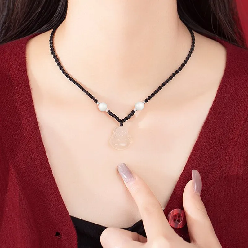 MISS TOOYA Bodhi Seed Necklaces Women's-4