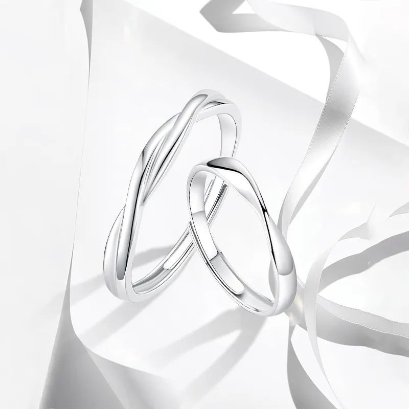 MISS TOOYA S999 Fine Silver Rings Unisex-2