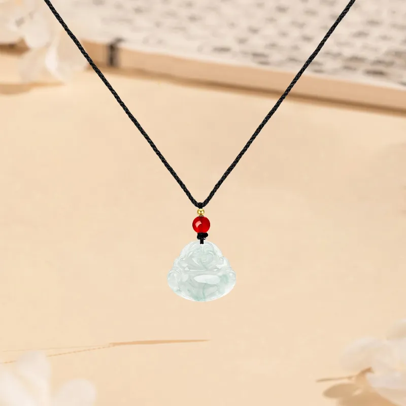 MISS TOOYA African Emerald Jade Necklaces Women's-4