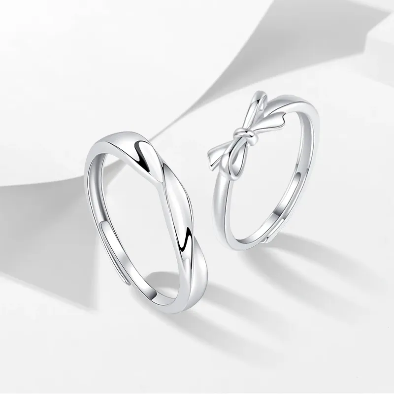 MISS TOOYA S999 Fine Silver Rings Unisex-11