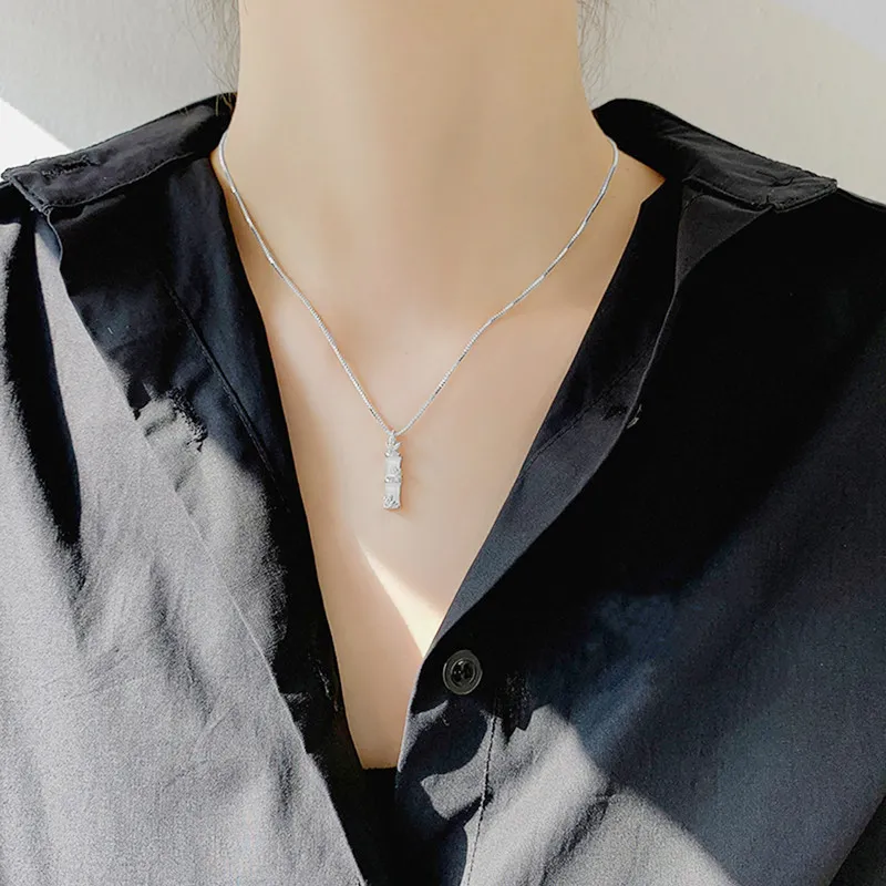 MISS TOOYA Glass Cat Eye Necklaces Women's-4