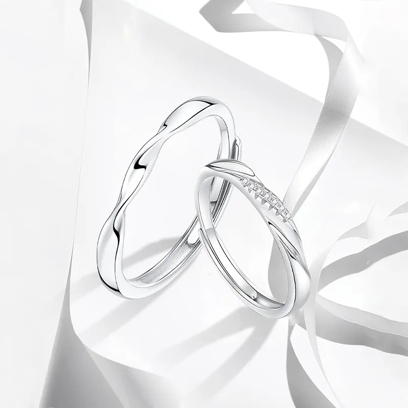 MISS TOOYA S999 Fine Silver Rings Unisex-4