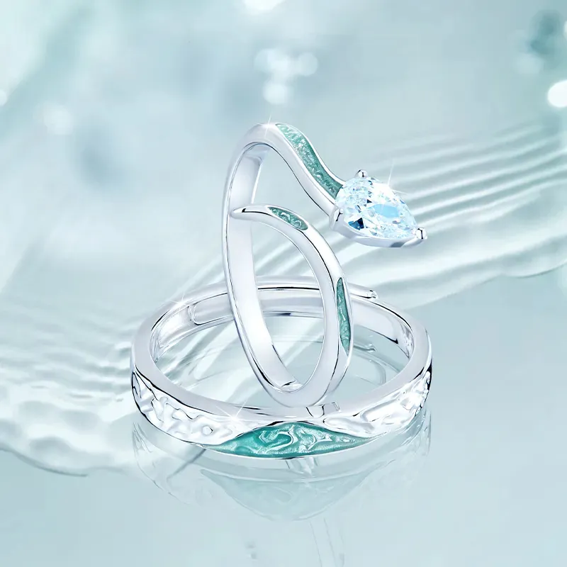 MISS TOOYA S999 Fine Silver Rings Unisex-3