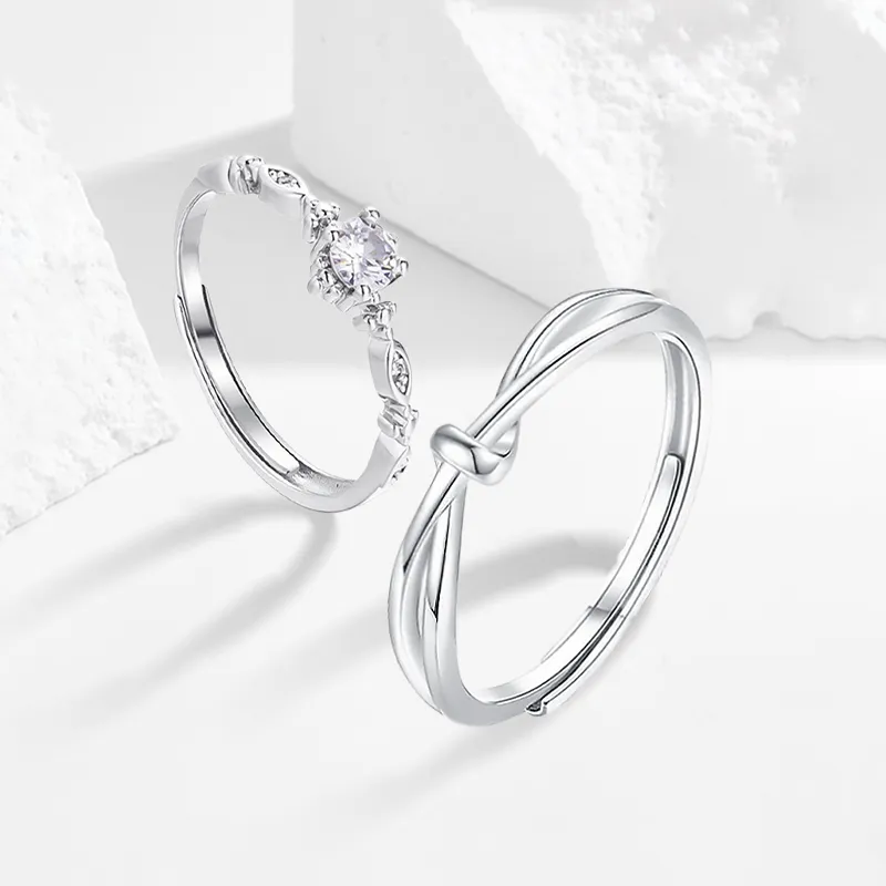 MISS TOOYA 999 Fine Silver Rings Unisex-3