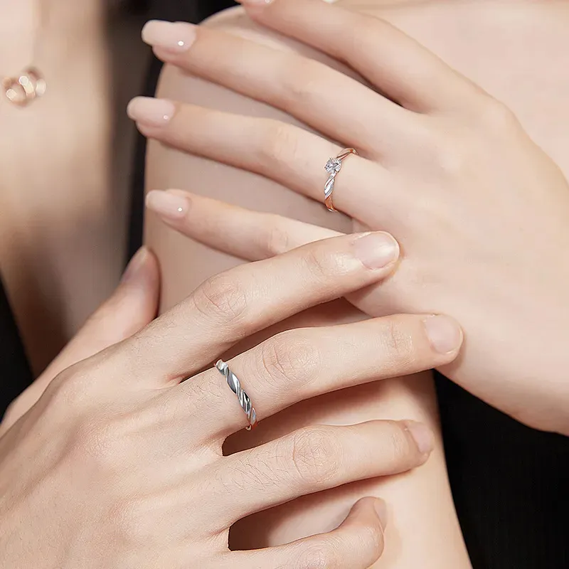 MISS TOOYA S999 Fine Silver Rings Unisex-1