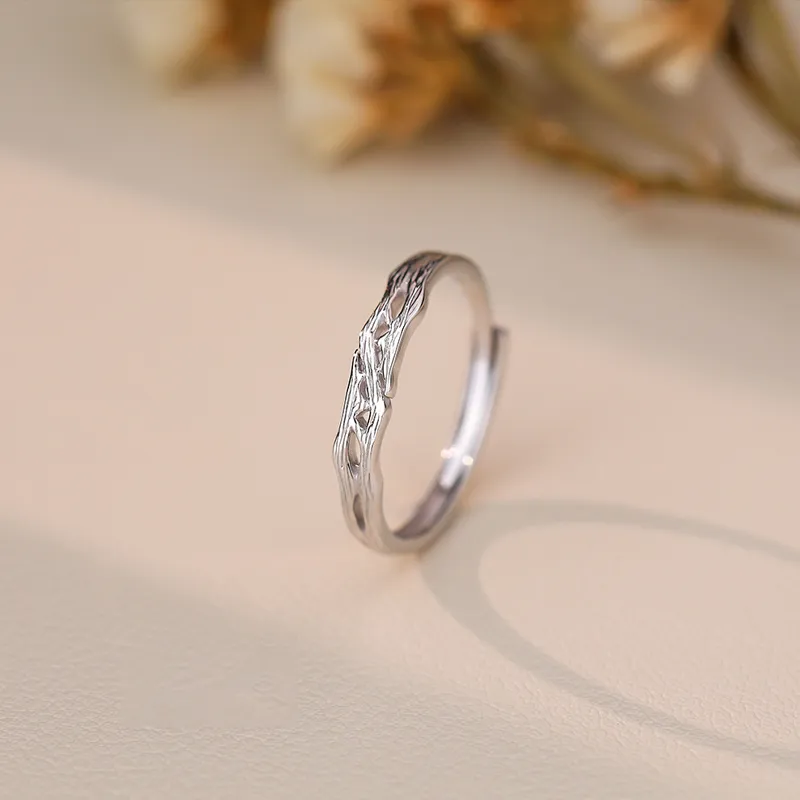 MISS TOOYA Sterling Silver Rings Unisex-3
