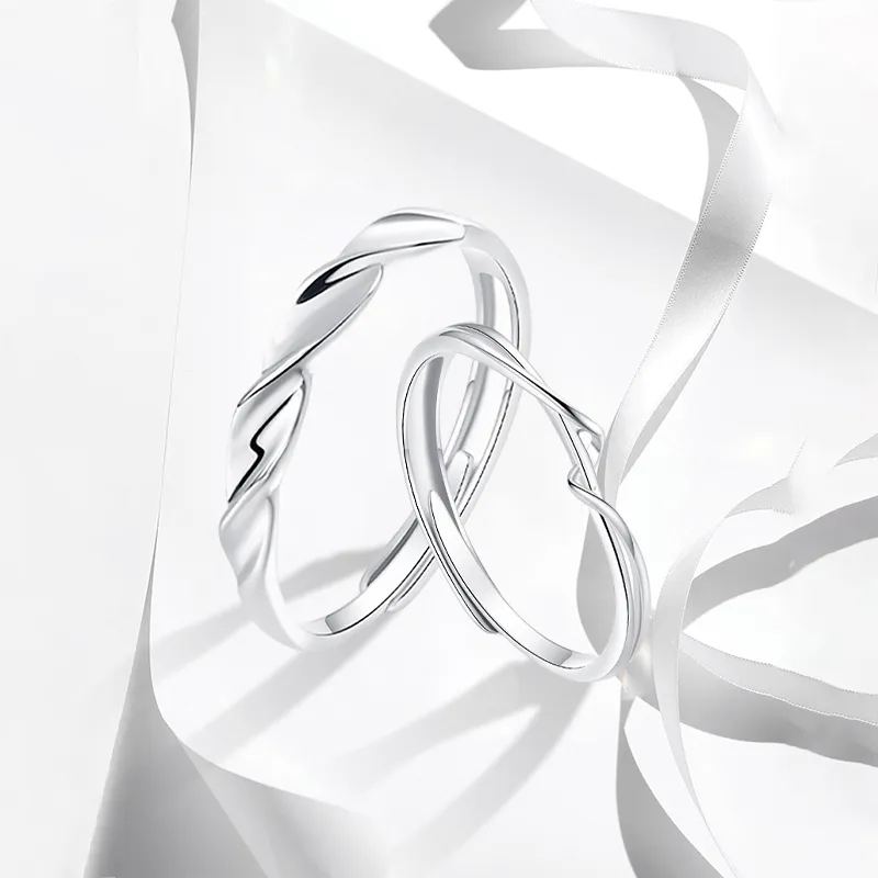 MISS TOOYA S999 Fine Silver Rings Unisex-3