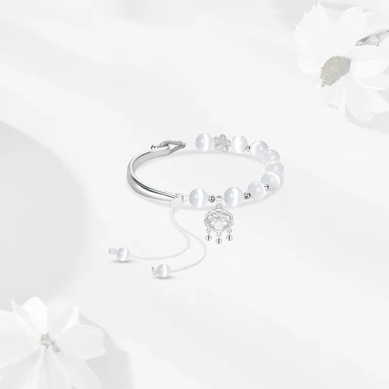 MISS TOOYA Glass Cat Eye Bracelets Women's-1