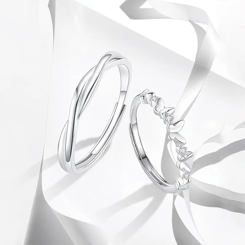 MISS TOOYA S999 Fine Silver Rings Unisex-23