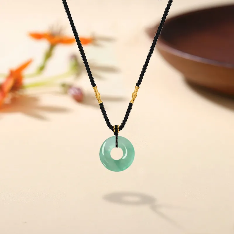 MISS TOOYA African Emerald Necklaces Unisex-3